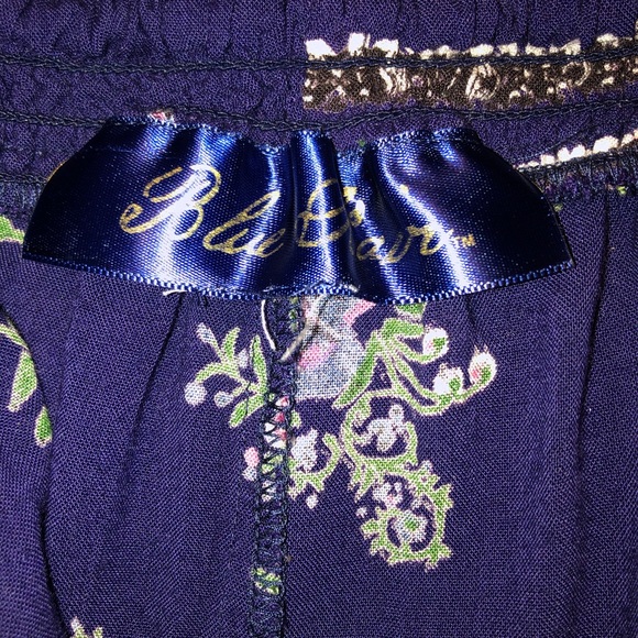 navy blue flowy shorts - Picture 3 of 3